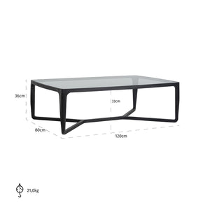 Richmond Salontafel Monfort (Black)