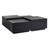 Richmond Salontafel Tetrad set of 4 (Black)