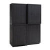 Richmond Wandkast Tetrad 4-deuren (Black)