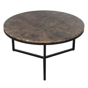 Richmond Salontafel Orion 80Ø  (Brown)