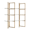 Richmond Wandkast Lagrand gold met 3 planken (Gold)