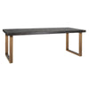 Richmond Eettafel Blackbone brass 220 (Black rustic)