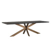 Richmond Eettafel Blackbone brass 260 (Black rustic)
