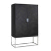Richmond Wandkast Blackbone silver 2-deuren laag (Black rustic)