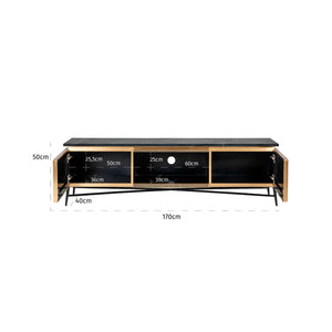 Richmond TV-Dressoir Ironville 2-deuren (Gold)