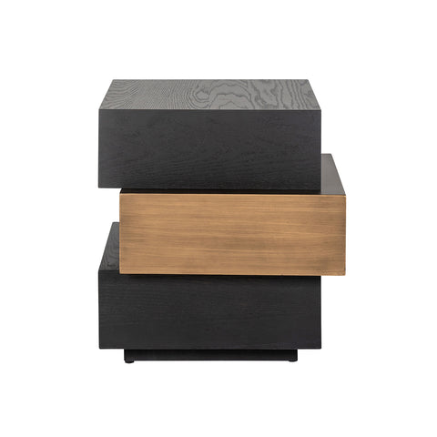 Image of Richmond Bijzettafel Cambon 3-laags (Dark coffee)