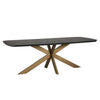 Richmond Eettafel Cambon 235 deens ovaal (Dark coffee)