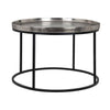 Richmond Salontafel Lyam aluminium silver 70Ø (Silver)