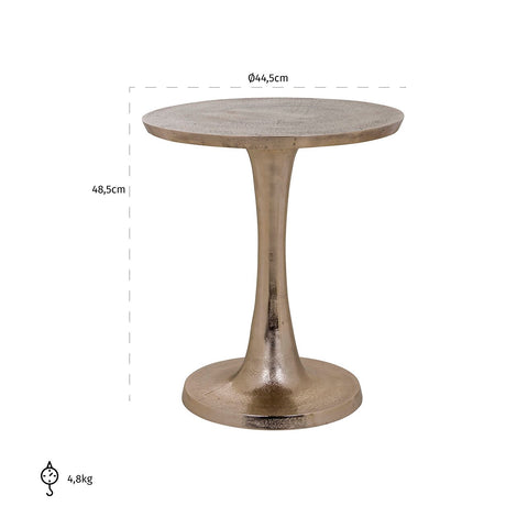 Image of Richmond Bijzettafel Ledger 44,5Ø (Gold)