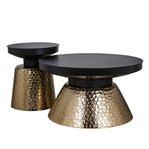 Richmond Bijzettafel Freddie (Black/gold)