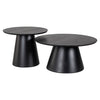 Richmond Salontafel Jazz set van 2 (Black)