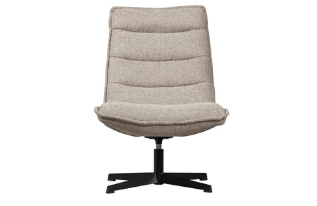 WOOOD Exclusive Nika Draaifauteuil BouclÉ Taupe Melange