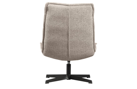 Image of WOOOD Exclusive Nika Draaifauteuil BouclÉ Taupe Melange