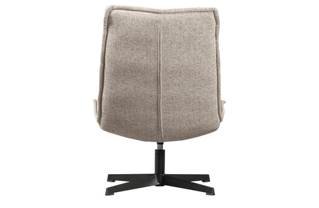 WOOOD Exclusive Nika Draaifauteuil BouclÉ Taupe Melange