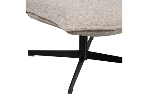 Image of WOOOD Exclusive Nika Draaifauteuil BouclÉ Taupe Melange