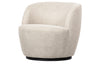 WOOOD Exclusive Serra Draaifauteuil Geweven Stof Off White