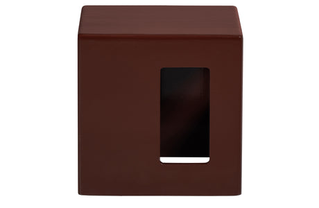 vtwonen Modern Bijzettafel Mango Hout Bordeaux