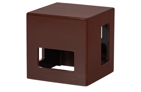Image of vtwonen Modern Bijzettafel Mango Hout Bordeaux
