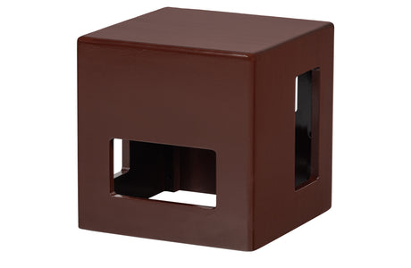 vtwonen Modern Bijzettafel Mango Hout Bordeaux