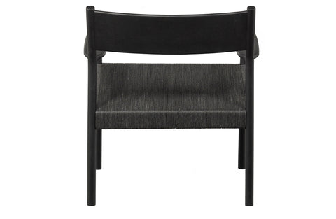 Image of WOOOD Exclusive Lael Fauteuil Mango Hout/ Koord Zwart