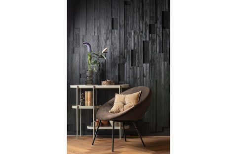 Image of WOOOD Exclusive Moly Fauteuil Velvet Dark Night
