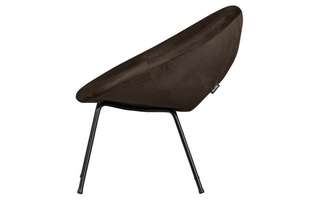 WOOOD Exclusive Moly Fauteuil Velvet Dark Night