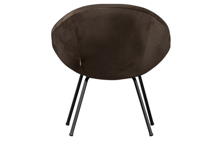 WOOOD Exclusive Moly Fauteuil Velvet Dark Night