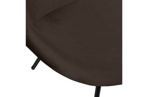 Image of WOOOD Exclusive Moly Fauteuil Velvet Dark Night