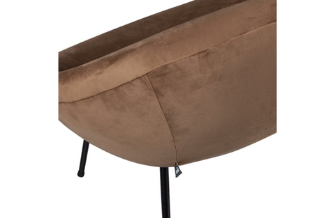 WOOOD Exclusive Moly Fauteuil Velvet Toffee