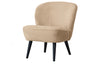 WOOOD Sara Fauteuil Imitatiebont Naturel