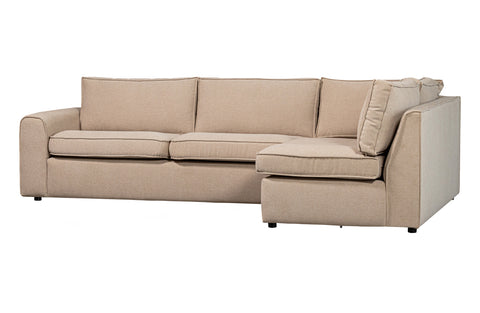 Image of WOOOD Exclusive Freek Hoekbank Rechts Warm Beige
