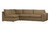 WOOOD Exclusive Freek Hoekbank Links Lichtbruin