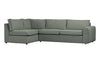WOOOD Exclusive Freek Hoekbank Links Licht Denim Blauw