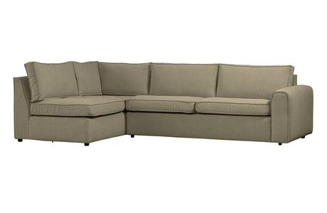 WOOOD Exclusive Freek Hoekbank Links Lichtgroen