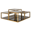 Richmond Salontafel Loua set van 4 (Brushed Gold)