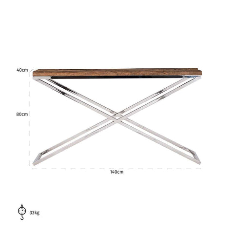 Image of Richmond Wandtafel Kensington (Silver)