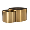 Richmond Salontafel Big & Rich set van 2 brushed gold (Brushed Gold)