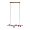 Richmond Hanglamp Bente roze (Brushed Gold)