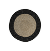 Vloerkleed Malibu Bohemian HSM Collection 120 Naturel/zwart Raffia/zeegras