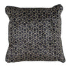 Richmond Kussen Jezz 45x45 (Ice velvet 18098 Kubic vintage 9999 Black)
