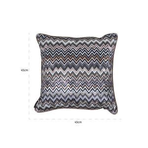Richmond Kussen Candice zigzag 45x45 (IV-21021 Big zigzag 8022 Twing)