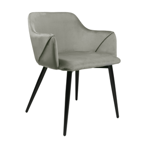 Kick eetkamerstoel Matz velvet Kick collection Grijs 