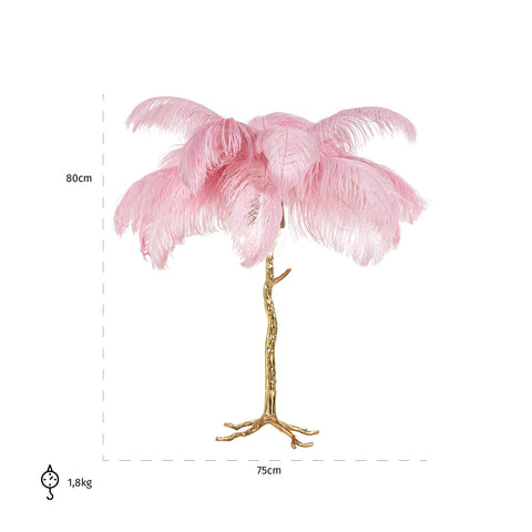 Image of Richmond Tafellamp Upanova roze (Pink)