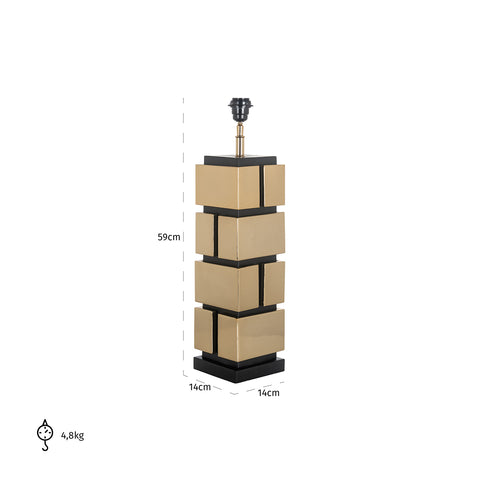 Image of Richmond Tafellamp Jazz (Black/gold)