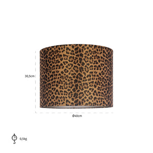 Richmond Lampenkap Ollie cilinder 40Ø (Donna-21056-Ollie 8014 Brown)