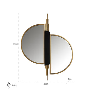 Richmond Spiegel Adelyn (Brushed Gold)