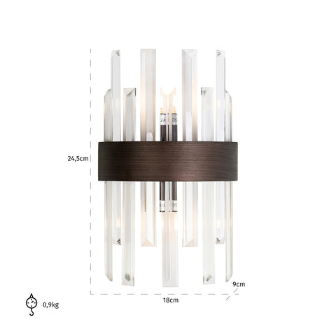 Image of Richmond Wandlamp Avan (Bronze)