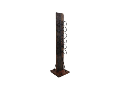 Wijnrek oud hout (6 flessen) La Casa de Meubel 