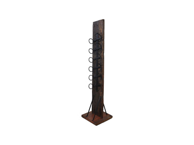 Wijnrek oud hout (6 flessen) La Casa de Meubel 