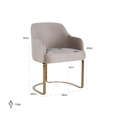 Image of Richmond Stoel Hadley khaki velvet fire retardant (FR-Quartz 903 Khaki)